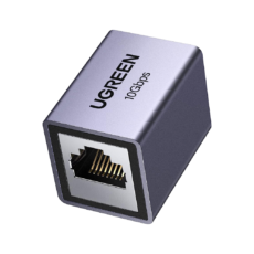 Acoplador STP (Extensor de Cable Ethernet RJ45) | 10Gbps | Blindado | Compatibilidad con Cat8 Cat7 Cat6 Cat5e | Hasta 100 Metros (328.08 Pies) | Aleaci?n de Aluminio