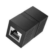 Acoplador (Extensor de Cable Ethernet RJ45 a RJ45) | 1000Mbps | Compatibilidad con Cat7 Cat6A Cat6 Cat5e | Compatible con POE | Ign?fugo | ABS