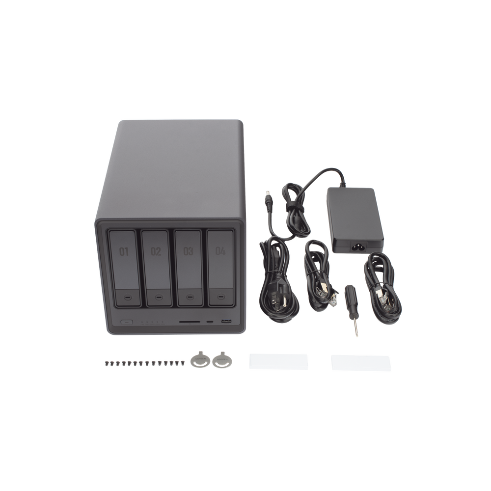 NASync DXP4800 | SO UGOS Pro | Intel N100 12th Gen Intel® Quad Core™ | 4-Bahias (SATA) hasta 96TB | 2* M.2 SSD hasta 16TB| 8GB DDR5 (Exp. a 16GB) | 2.5Gb Dual Ethernet | HDMI 4K | 2* USB2.0 | 1*USB 3.2Gen | 1* USB 3.2Gen2 | 1*USB-C 3.2Gen2 | SD - Imagen 6