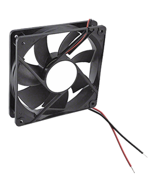 Ventilador Anticondensante Axial Cuadrado, 12Vcc, 120x120x25 mm, 75.0 CFM, 1.9 W, 161 mA, 2200 RPM.