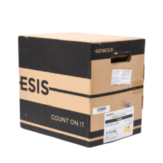 Bobina de 305 Metros (1000 Pies) Cable Par Trenzado Nivel 5 (CAT 5e) / CMR / Color Azul / 4 Pares de Conductores S?lidos de Cobre AWG 24 / Para Aplicaciones de CCTV, Redes de Datos, IP Megapixel, Control RS485