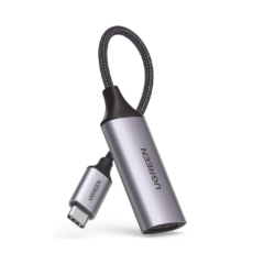 Cable Adaptador USB C a HDMI 4K@60Hz / Convertidor Thunderbolt 3 / Caja de Aluminio / HDMI V2.0 / 3D / Longitud del Cable 10 cm (3.94 Pulgadas)