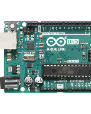 Placa de Desarrollo Arduino UNO R3 / Microcontrolador ATmega328P / 14 Pines Digitales / 6 Entradas Analógicas / USB-B / Compatibilidad Shields / Educación e Industria