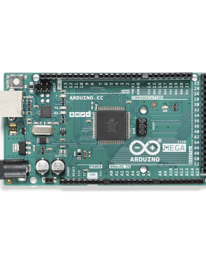 Placa de Desarrollo Arduino Mega 2560 Rev3 / Microcontrolador ATmega2560 16 MHz / 54 Pines Digitales / 16 Entradas Analógicas / 4 UART Hardware / 256KB Flash / USB Programación / Compatibilidad Shields