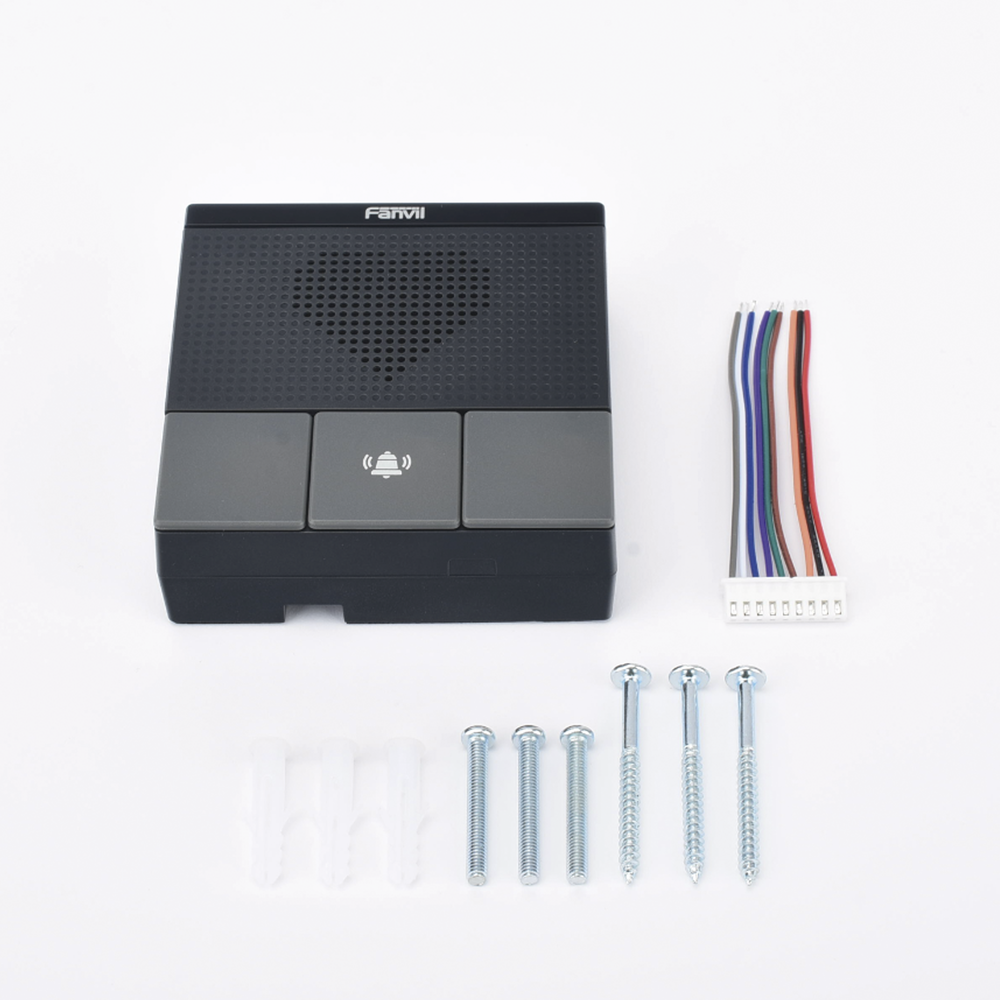 Mini Intercomunicador Wi-Fi para hotelería, hospitales, con diseño elegante, PoE, 3 botones, 1 relevador integrado de salida y entrada. - Imagen 5