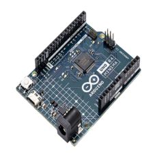 Placa Desarrollo Arduino UNO R4 Minima / Microcontrolador Renesas RA4M1 32-bit Cortex-M4 / 48 MHz / 256 kB Flash / 32 kB SRAM / 14 Digital I/O / 6 Analog Inputs / USB-C / Compatible con Shields UNO
