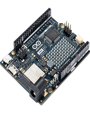 Placa de Desarrollo Arduino UNO R4 WiFi / Microcontrolador 32-bit RA4M1 Arm Cortex-M4 48 MHz / ESP32-S3 WiFi 4 y Bluetooth 5 / 256 kB Flash + 32 kB SRAM / Matriz LED 12×8 / DAC 12-bit / Compatibilidad Shields UNO