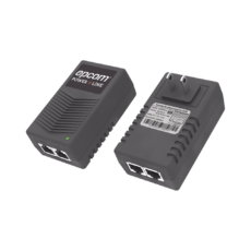 Adaptador de pared / Inyector PoE / 24 Vcc / 1 A / Controlado por chip IC / Protección contra OV, OC, SC, UV/  Fácil de instalar