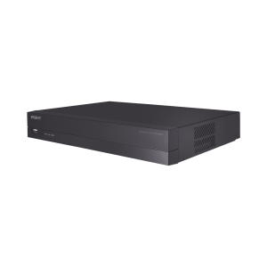 NVR 4 canales grabacion hasta 8MP / H.265, H.264 / P2P Wisenet / 4 puertos PoE Plug and play / soporta 1 disco duro (no incluido).