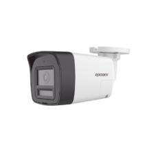 [Audio Bidireccional + Dual Light + ColorVu] Bala TURBOHD 4K (8 Megapixel) / Lente 2.8 mm / 30 mts IR EXIR + 20 mts Luz Blanca / Micrófono y Bocina Integrado / Exterior IP67 / Metal / dWDR