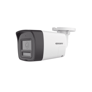 [Audio Bidireccional + Dual Light + ColorVu] Bala TURBOHD 4K (8 Megapixel) / Lente 2.8 mm / 30 mts IR EXIR + 20 mts Luz Blanca / Micrófono y Bocina Integrado / Exterior IP67 / Metal / dWDR