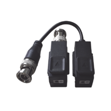 Kit de Transceptor (Balluns) TURBOHD con Boton Push / Hasta 8 MP (4K) / 100% Cobre / Soporta HD-TVI / AHD / CVI / CVBS / Audio por Coaxitron / Datos para Menu de Configurar de Cámaras