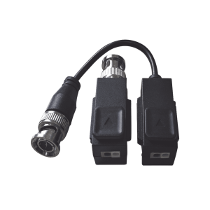 Kit de Transceptor (Balluns) TURBOHD con Boton Push / Hasta 8 MP (4K) / 100% Cobre / Soporta HD-TVI / AHD / CVI / CVBS / Audio por Coaxitron / Datos para Menu de Configurar de Cámaras