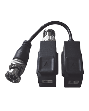 Kit de Transceptor (Balluns) TURBOHD con Boton Push / Hasta 8 MP (4K) / 100% Cobre / Soporta HD-TVI / AHD / CVI / CVBS / Audio por Coaxitron / Datos para Menu de Configurar de Cámaras