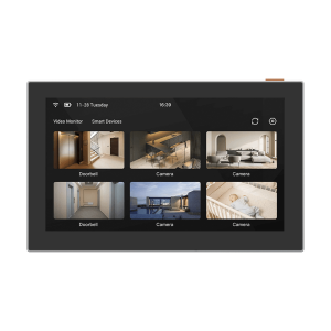Pantalla Inalámbrica / Con Batería Recargable 4600mAh / Wi-Fi / Ideal Para Escritorio o Pared  / Vista en Vivo de Cámaras EZVIZ / Compatible con Videoportero CS-HP7  para ver Cámara y Apertura Remota  / Audio de Dos Vías