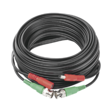 Cable Coaxial (BNC RG59) + Alimentaci?n / SIAMES / 10 Metros (32.81 Pies) / Aleaci?n Cobre + Aluminio CCA / Para C?maras 4K / Uso Interior y Exterior