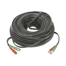 Cable Coaxial (BNC RG59) + Alimentaci?n / SIAMES / 50 Metros (164 Pies) / 100% COBRE / Para C?maras 4K / Uso Interior y Exterior