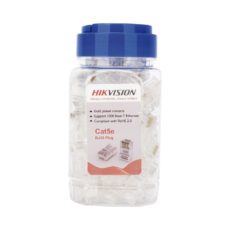 Bote con 100 Piezas de Plug Modular RJ45 / Cat 5e / Chapado en Oro a 30 Micras / Sin Blindaje / F?cil Instalaci?n / Uso Interior / Soporta Norma TIA-568B / Cumple con RoHS 2.0