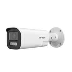 Bala IP 4 Megapíxel / Lente Mot. 2.8 a 12 mm / Dual Light (50 mts IR + 50 mts Luz Blanca) / ACUSENSE Lite / Audio de Dos Vías /  Luz Intermitente y Alerta de Audio / Exterior IP67 / WDR 120 dB / PoE  / Micro SD