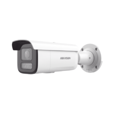 [Dual Light + 2 Micrófonos Integrados]  Bala IP 8 Megapixel (4K) / Lente Motorizado 2.8-12 mm / 60 m Luz Blanca + 60 m IR / AcuSense / Exterior IP67 / IK10 / WDR 120 dB / PoE 802.3at / ONVIF / Alarmas I/O / Micro SD / ACUSEARCH