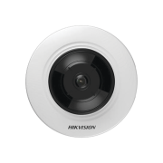 Mini Fisheye IP 5 Megapixel / Panorámica 180° – 360° / Microfono Integrado / 8 mts IR / Uso en Interior / PoE / Múltiples Vistas por iVMS-4200 / Alarmas I/O / Micro SD