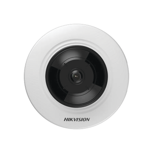 Mini Fisheye IP 5 Megapixel / Panorámica 180° - 360° / Microfono Integrado / 8 mts IR / Uso en Interior / PoE / Múltiples Vistas por iVMS-4200 / Alarmas I/O / Micro SD