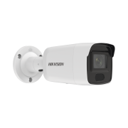 Bala IP 6 Megapixel / Lente 2.8 mm / 40 mts IR / Exterior IP67 / PoE / ACUSENSE / DARKFIGHTER / Alarmas y Audio I/O / ONVIF / Micro SD / 4 Analíticos: AcuSense, Deteccion Facial, Conteo de Personas por Cruce y Zona