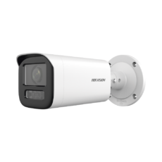 Bala IP 4 Megapíxel / Lente Motorizado 2.7 a 13.5 mm / Dual Light (50 mts IR + 50 mts Luz Blanca)   / Exterior IP67 / WDR 120 dB / PoE  / Micro SD