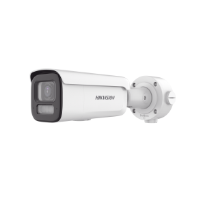 Bala IP 4 Megapixel / Imagen a Color 24/7 / Lente 2.7 - 13.5 mm / Luz Blanca 60 mts / WDR 130 dB / Exterior IP67 / IK10 / Captura Facial / Videoanaliticos / AcuSense