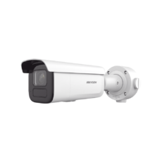 Bala IP 6 Megapixel / Lente Mot. 2.7 a 13.5 mm / 60 mts IR EXIR / Exterior IP67 / IK10 / DARKFIGHTER / PoE+ / Micro SD / Audio y Alarmas I/O / 4 Analíticos: AcuSense, Deteccion Facial, Conteo de Personas por Cruce y Zona
