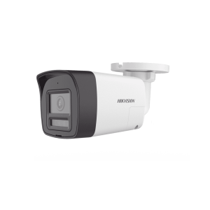 [Audio Bidireccional + Dual Light + ColorVu] Bala TURBOHD 4K (8 Megapixel) / Lente 2.8 mm / 30 mts IR EXIR + 20 mts Luz Blanca / Micrófono y Bocina Integrado / Exterior IP67 / Metal / dWDR