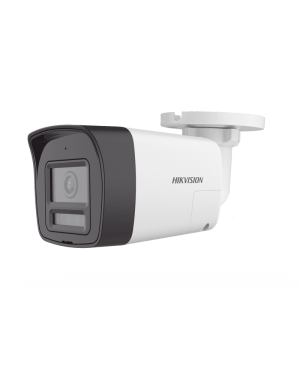 [Audio Bidireccional + Dual Light + ColorVu] Bala TURBOHD 4K (8 Megapixel) / Lente 2.8 mm / 30 mts IR EXIR + 20 mts Luz Blanca / Micrófono y Bocina Integrado / Exterior IP67 / Metal / dWDR