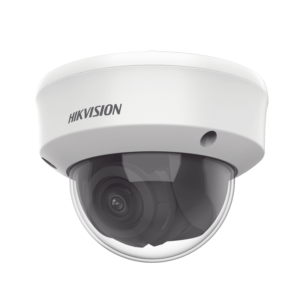 Domo TURBOHD 2 Megapixel (1080p) / Lente Varifical 2.7 a 13.5 mm / 40 mts IR EXIR / Exterior IP67 / IK10 / dWDR / Ultra Baja Iluminación / 12 Vcc