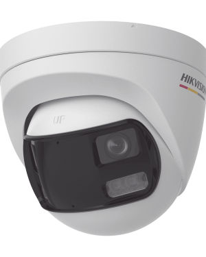 [ColorVu + Panoramica + Dual Light] Turret TURBOHD 3K (5 Megapixel) / Micrófono Integrado / Visión 180° / Imagen a Color 24/7 / 40 mts Luz Blanca + 40 mts IR / Exterior IP67 / WDR