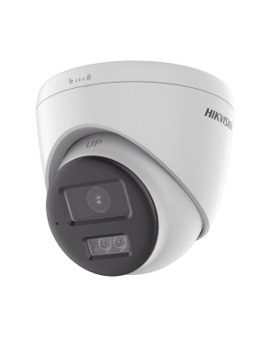 [Audio Bidireccional + Sirena & Estrobo + Dual Light + ColorVu] Turret TURBOHD 4K (8 Megapixel)  / Lente 2.8 mm / 40 mts IR EXIR + 40 mts Luz Blanca / Sirena / Micrófono y Bocina Integrado / Exterior IP67 / dWDR