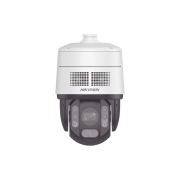 [ PROTECCIÓN ACTIVA ] Domo PTZ IP 4 Megapixel / 32X Zoom / 200 mts IR / Potente Alerta Audible y Luz Estroboscópica hasta 100 Metros / ACUSENSE / IP67 / IK10 /  / Autoseguimiento 2.0 / Hi-PoE / DARKFIGHTER / Rapid Focus / Micro SD