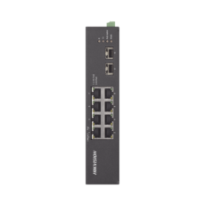 Switch Industrial No Administrable Gigabit / 6 Puertos Gigabit PoE+ (30 W) + 2 Puertos Gigabit PoE++ (60 W) / 2 Puertos SFP / 120 W Total / 48 a 57 VCD / Ideal para Proyectos / 300 Metros de Distancia