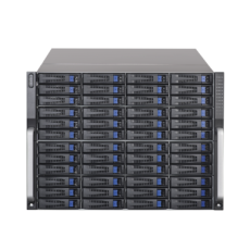 Servidor de Almacenamiento Cluster / 48 Bahías de Disco Duro / Controlador Simple / Graba 600 Canales IP / Fuente Redundante