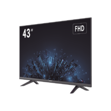 Monitor LED Full HD 43" / Ideal para Oficina y Hogar / Uso 24-7 / Entrada HDMI/VGA/USB / Compatible con Montaje VESA (200 X 200) / Bocinas Integradas