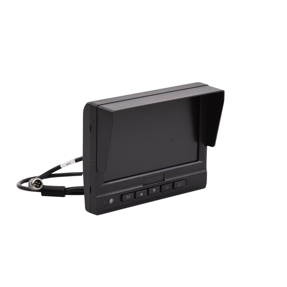 Monitor y Botones de 7" LCD / Compatible con DVR Móvil HIKVISION / Conector Tipo Aviación - Imagen 2