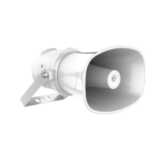 Altavoz IP tipo Trompeta / 25W / 24VCD / Para integración con Hik-Central Professional / Reproducción de Audio vía Red / IP66