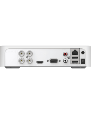 [Audio Bidireccional] DVR 4 Canales TurboHD + 1 Canal IP / 2 Megapixel (1080p) Lite / Acusense Lite (Busqueda Inteligente Personas Vehiculos) / 1 Bahia de Disco Duro / H.265+ / Salida de Vídeo Full HD