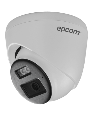 [Audio Bidireccional + Dual Light + ColorVu] Bala TURBOHD 4K (8 Megapixel) / Lente 2.8 mm / 30 mts IR EXIR + 20 mts Luz Blanca / Micrófono y Bocina Integrado / Exterior IP67 / Metal / dWDR