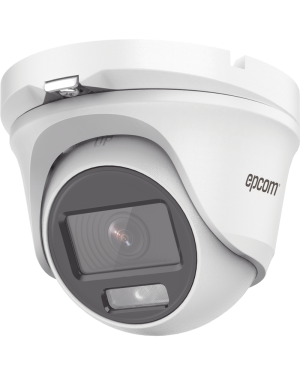 [ColorVu] Eyeball TURBOHD 2 Megapíxel (1080p) / Lente 2.8 mm / Microfono Integrado / Imagen a Color 24/7 / METAL / Luz Blanca 20 mts / Exterior IP66 / TVI-AHD-CVI-CVBS / dWDR