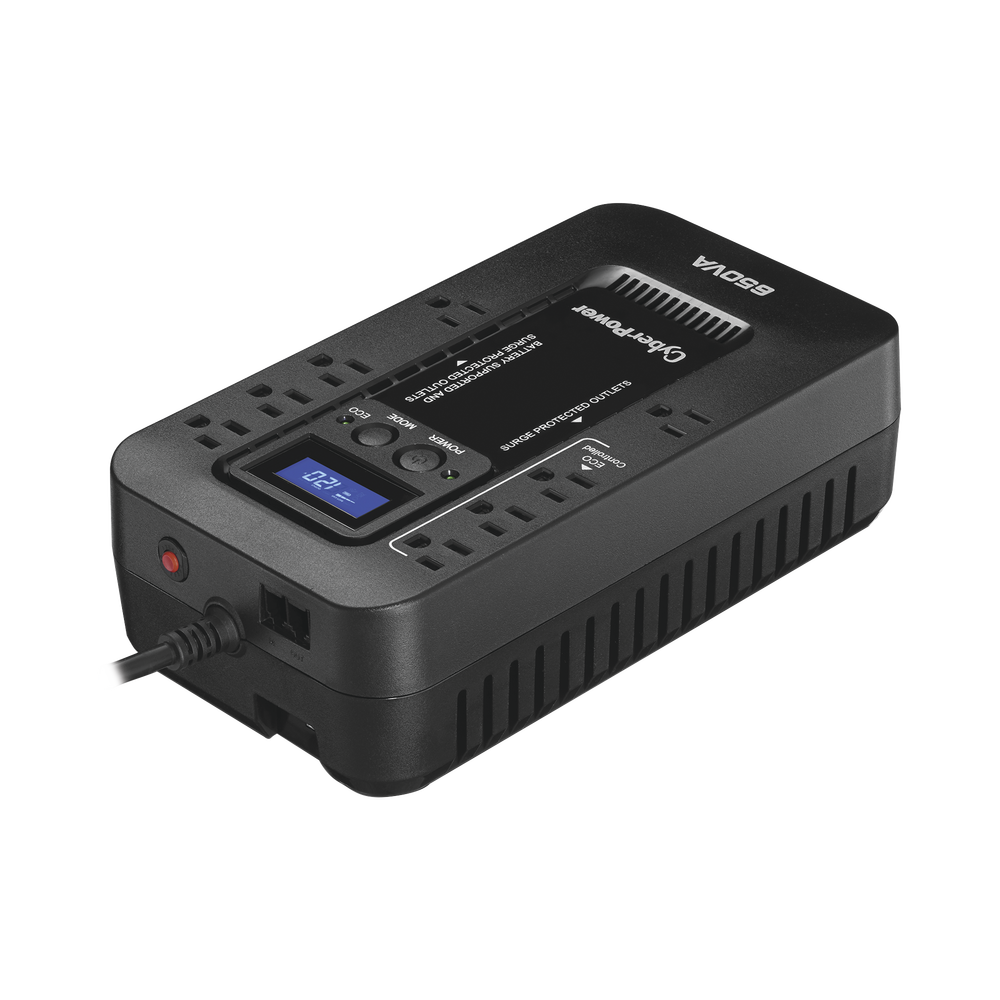 UPS de 650 VA/390 W, Topología Standby con Modo Ahorrador ECO, Entrada 120 Vca NEMA 5-15P, Con 8 Tomas NEMA 5-15R - Imagen 3