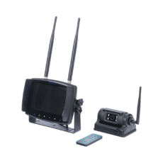 Sistema inalámbrico de reversa con cámara infrarroja , imán y monitor de 7" táctil