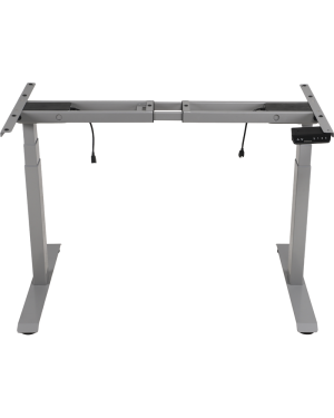 Base de Escritorio Motorizado Profesional / Altura Ajustable 60-125cm / Estructura Estable / Funcionamiento Suave / 3 Preset de Posiciones / Color Gris / Soporta hasta 100Kg de carga
