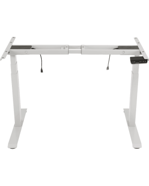 Base de Escritorio Motorizado Profesional / Altura Ajustable 60-125cm / Estructura Estable / Funcionamiento Suave / 3 Preset de Posiciones / Color Blanco / Soporta hasta 100Kg de carga