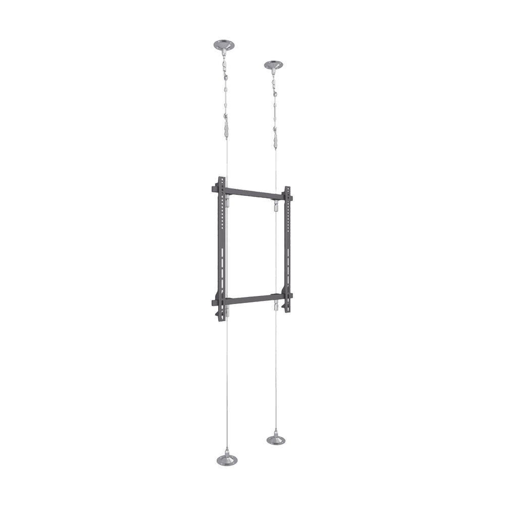 Montaje Cableado de Acero| Suelo a Techo| Capacidad Máx. de Carga 30kg| Para Pantallas de 32" ~ 75"| VESA 400 x 600