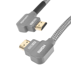 Cable HDMI ?ngulo 90? | 1 Metro (3.28 Pies) | Alta Definici?n | Versi?n 2.0 | Alta Velocidad 18Gbps | 4K@60Hz |
